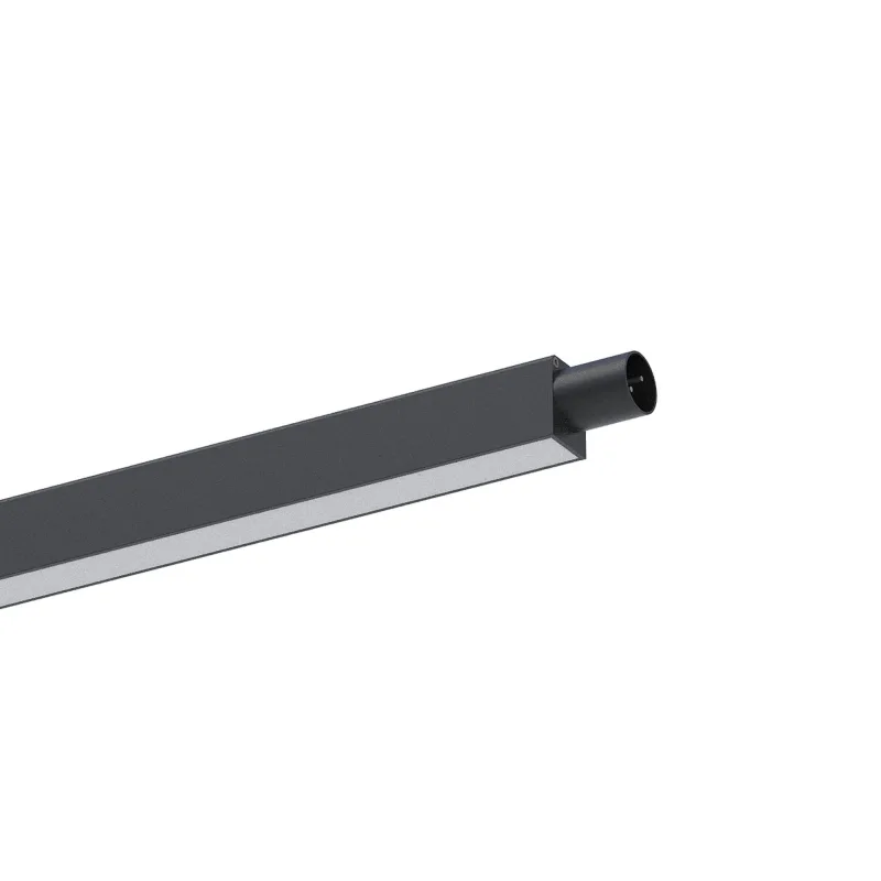 Corp de iluminat liniar XJOINT aparent, 36 W, 4000K, CRI 90, 48V DC, negru sablat